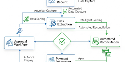 Financial process automation flowchart